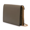 Secondhand Saint Laurent Suede and Calfskin Monogram Cassandra Clasp Bag