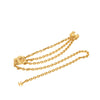 Secondhand Chanel Gold Plated Quilted CC Triple Chain Belt
