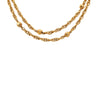 Chanel CC Gold Plated Station Chain Long Necklace Secondhand