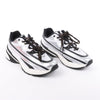 Secondhand Diesel D-Airspeed Low-Striped Sneakers in Coated Ripstop in Silver, Size 43 EU
