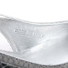 Diesel D-Venus Patent Embossed Slingback Heels in Silver, Size 37 EU Secondhand