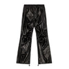 DIESEL Oversized Cargo Coated Fabric Trousers in Black p-MARTY-LTH, Size 48 IT Secondhand