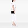 Saint Laurent Suede and Calfskin Monogram Cassandra Clasp Bag Secondhand