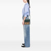 Secondhand Burberry Small Leather and House Check Canvas Derby Macken Crossbody