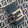 Fendi Zucchino  Canvas Double Flap Mamma Secondhand