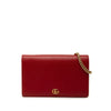 Gucci GG Marmont Leather Wallet On Chain Secondhand