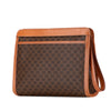 Celine Macadam Coated Canvas Clutch Secondhand