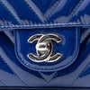 Chanel Mini Rectangular Classic Chevron Patent Single Flap Secondhand