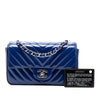 Chanel Mini Rectangular Classic Chevron Patent Single Flap Secondhand