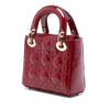 Dior Mini Patent Cannage Lady Dior Secondhand