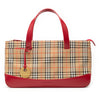Burberry Haymarket Check Canvas Handbag Secondhand