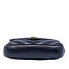 Saint Laurent Medium Calfskin and Suede Chevron Monogram College Satchel Secondhand