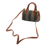 Fendi Mini Pequin Coated Canvas Convertible Boston Bag Secondhand