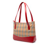 Burberry Haymarket Check Canvas Tote Secondhand