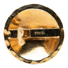 Secondhand Chanel CC Gold Plated Quilted Round Clip On Earrings