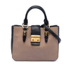 Miu Miu Bicolor Goatskin Madras Satchel Secondhand