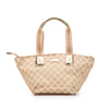 Gucci GG Canvas Web Handbag Secondhand