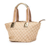 Gucci GG Canvas Web Handbag Secondhand
