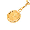 Secondhand Chanel Gold Plated Leather Woven Chain Medallion Belt