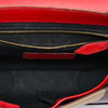 Burberry Leather and House Check Canvas Bridle Abbott Crossbody Secondhand