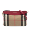 Burberry House Check Canvas Derby Peyton Crossbody Secondhand