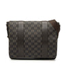 LOEWE Anagram Coated Canvas Flap Messenger Bag Secondhand