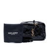 Saint Laurent Croc Embossed Patent Lou Belt Bag Secondhand