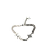 Secondhand Louis Vuitton Silver Plated LV Instinct Bracelet