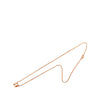 Hermès Rose Gold Plated Enamel Mini Pop H Pendant Necklace Secondhand