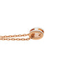Hermès Rose Gold Plated Enamel Mini Pop H Pendant Necklace Secondhand
