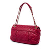 Chanel Large Quilted Iridescent Calfskin Coco Pleats Flap Secondhand