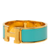 Hermès Wide Enamel Clic H Bracelet PM Secondhand