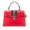 Gucci Medium Leather Sylvie Top Handle Bag Secondhand