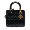 Dior Medium Patent Cannage Lady Dior Secondhand