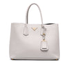 Prada Large Saffiano Cuir Double Satchel Secondhand