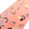 Secondhand Chanel CC Watercolor Floral Print Silk Slim Bandeau Scarf
