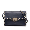 Secondhand Valentino Medium Pebbled Calfskin Rockstud Flip Lock Crossbody