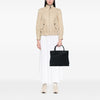Gucci GG Nylon Bamboo Handbag Secondhand