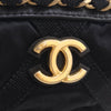 Chanel Nylon Grosgrain Lifestyle Clutch with Chain Secondhand