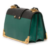 Prada Saffiano Trimmed City Calf Crystal Cahier Crossbody Secondhand