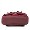 Gucci Large Suede Bamboo Drawstring Backpack Secondhand