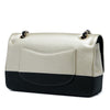 Chanel Medium Classic Bicolor Caviar and Iridescent Calfskin Double Flap Secondhand
