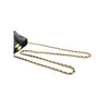 Chanel CC Shiny Lambskin Quilted Drawstring Clutch with Chain Secondhand