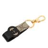 Gucci GG Supreme and Calfskin Interlocking G Bag Charm and Key Ring Secondhand