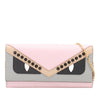 Fendi Studded Leather Monster Eyes Tube Wallet On Chain Secondhand