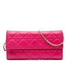 Dior Lambskin Cannage Lady Dior Wallet On Chain Secondhand