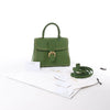 Delvaux Brillant MM Leather 2Way Handbag in Green Secondhand