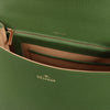 Delvaux Brillant MM Leather 2Way Handbag in Green Secondhand