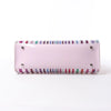 Delvaux Tempête GM Vinyl & Rubber 2Way Handbag in Pink Secondhand