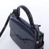 Delvaux Tempête Mini Patent Leather 2Way Crossbody Bags in Navy Blue Secondhand